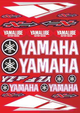 Nálepky moto Yamaha 5